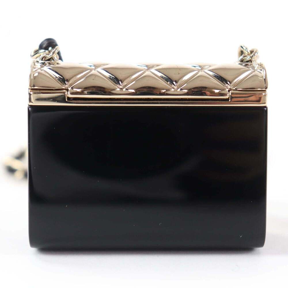 CHANEL Black Leather Logo Pouch - Picture 3 of 11